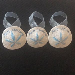 *Final Price* Sand dollar Christmas Ornaments